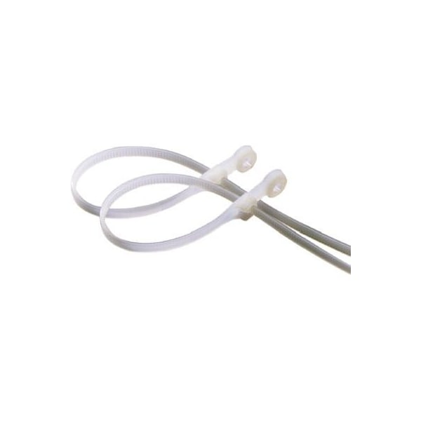 Ecm Industries Cable Tie, 8 in L, Natural, Nylon 6/6, 50 lb Strength 45-308MT - main